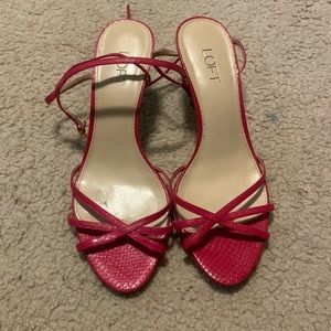Loft red heels